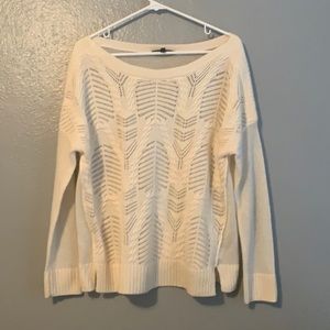 White Knitted Sweater